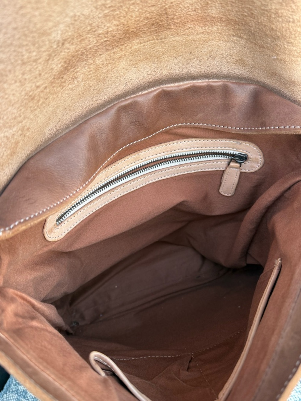 Handcrafted Leather Backpack - Picture 3 of 4
